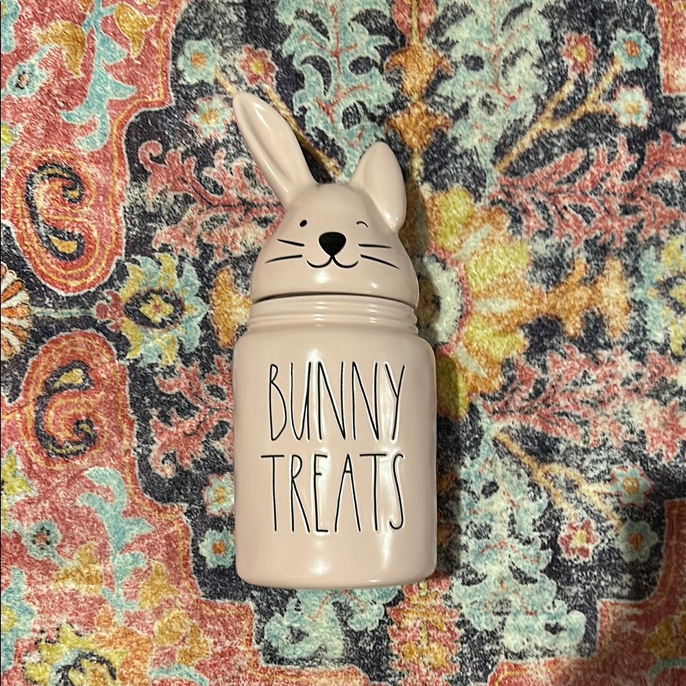 Rae Dunn Bunny Treats Canister